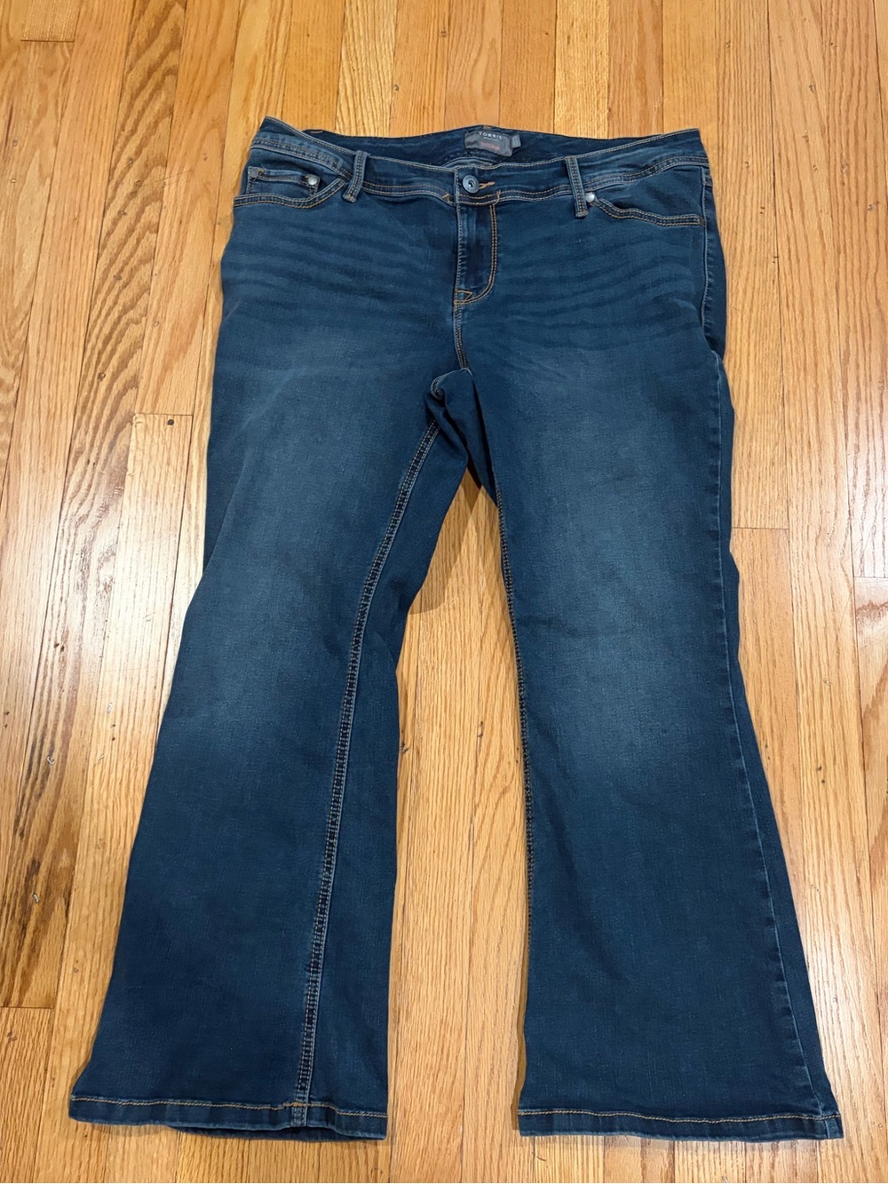 Torrid Medium Wash Luxe Slim Bootcut Jeans - Picture 2 of 6